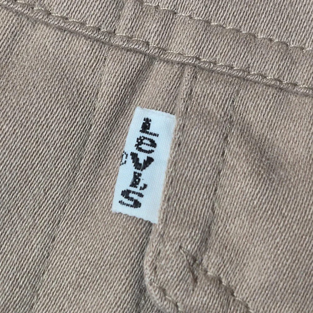 VTG Levi's Tan Work Jacket Trucker Style Button Front Men's 38 Small‎ - Picture 5 of 7